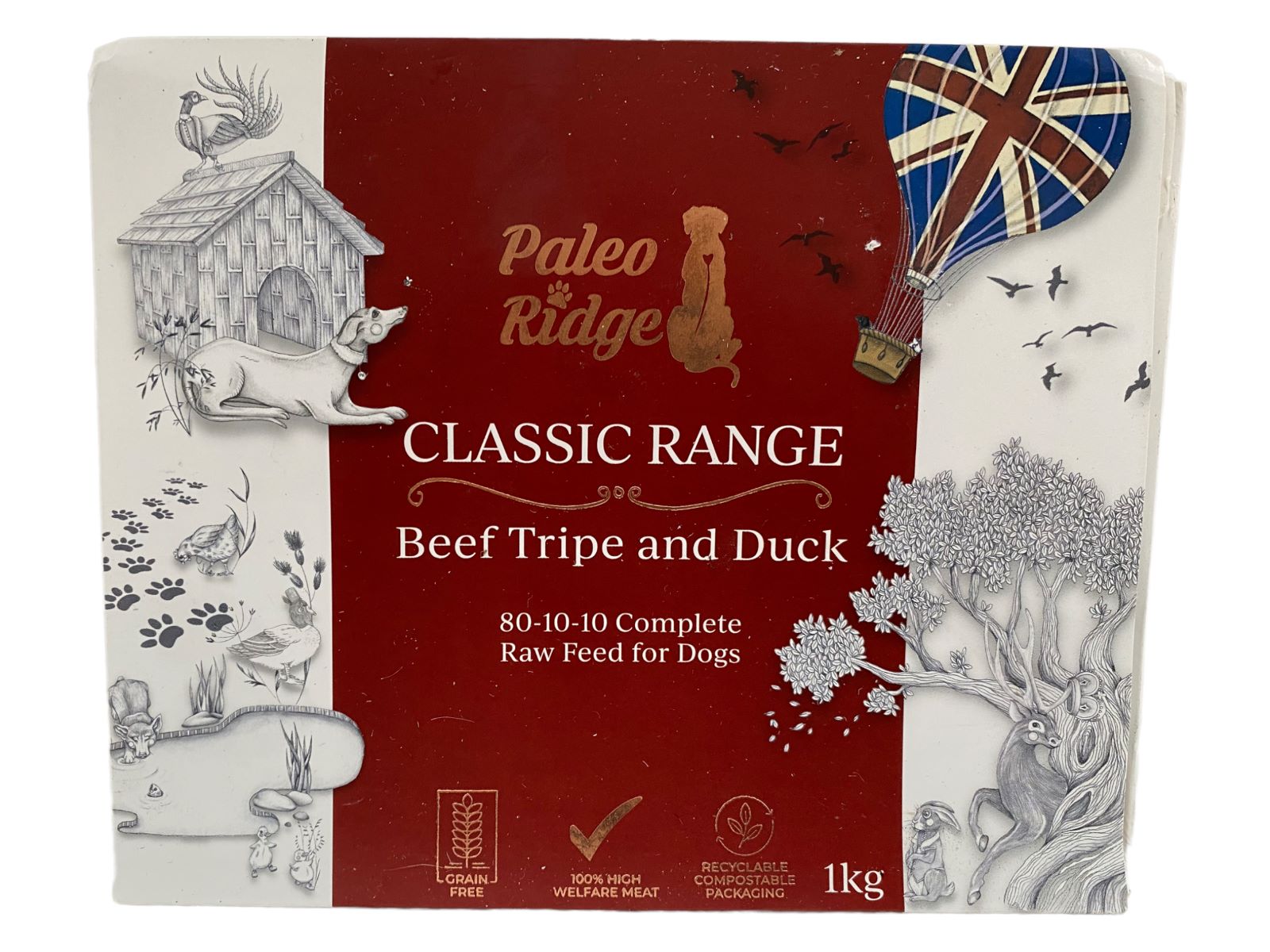 Classic Beef and Duck - 1KG - Go Raw Dog Food